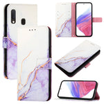 Custodia per telefono in pelle flip con motivo marmo PT003, For Samsung Samsung Galaxy Note10, For Samsung Galaxy Note10+, For Samsung Galaxy A20e / A10e, For Samsung Galaxy A40