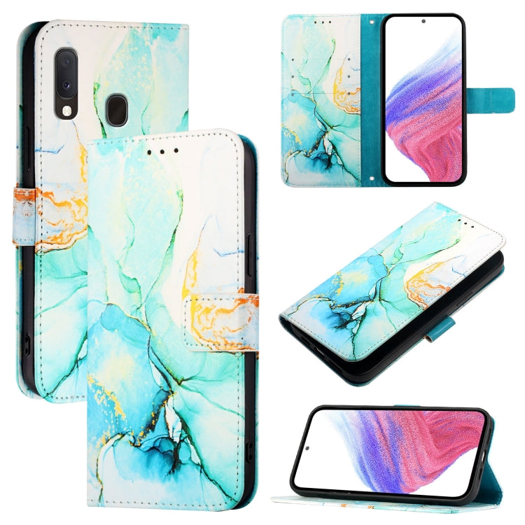 Custodia per telefono in pelle flip con motivo marmo PT003, For Samsung Samsung Galaxy Note10, For Samsung Galaxy Note10+, For Samsung Galaxy A20e / A10e, For Samsung Galaxy A40