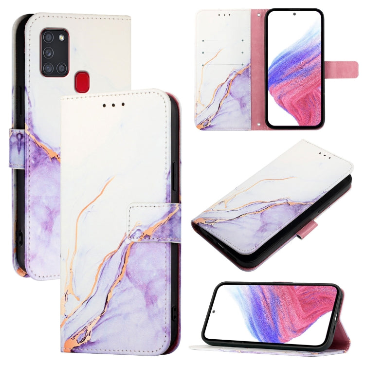 Custodia per telefono in pelle flip con motivo marmo PT003, For Samsung Galaxy Note20, For Samsung Galaxy A21s, For Samsung Galaxy A51 5G, For Samsung Galaxy A71 5G