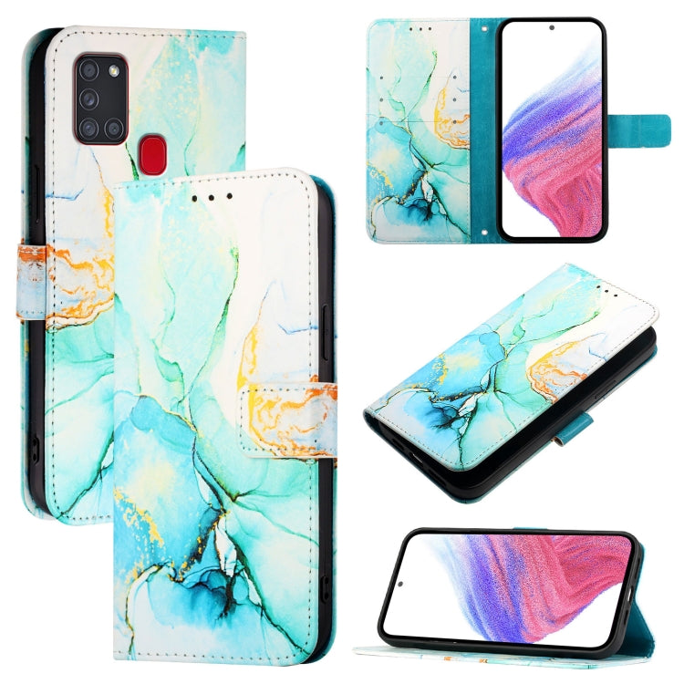 Custodia per telefono in pelle flip con motivo marmo PT003, For Samsung Galaxy Note20, For Samsung Galaxy A21s, For Samsung Galaxy A51 5G, For Samsung Galaxy A71 5G