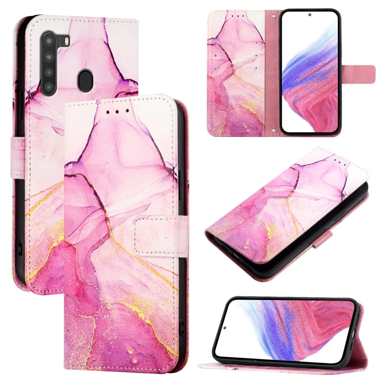 Custodia per telefono in pelle flip con motivo marmo PT003, For Samsung Galaxy S20+, For Samsung Galaxy A21 EU, For Samsung Galaxy A01 EU, For Samsung Galaxy A91 / M80s / S10 Lite