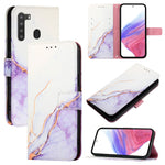 Custodia per telefono in pelle flip con motivo marmo PT003, For Samsung Galaxy S20+, For Samsung Galaxy A21 EU, For Samsung Galaxy A01 EU, For Samsung Galaxy A91 / M80s / S10 Lite