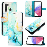 Custodia per telefono in pelle flip con motivo marmo PT003, For Samsung Galaxy S20+, For Samsung Galaxy A21 EU, For Samsung Galaxy A01 EU, For Samsung Galaxy A91 / M80s / S10 Lite