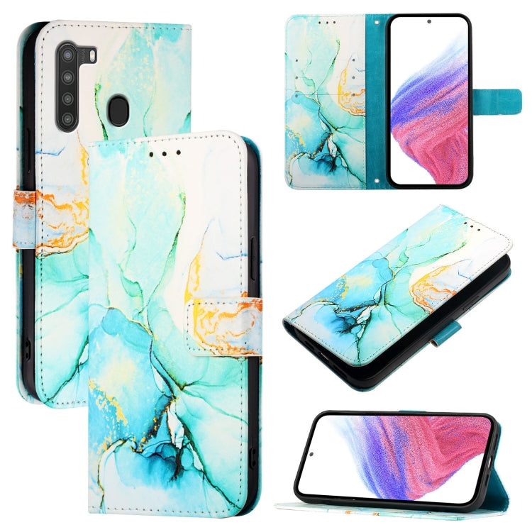 Custodia per telefono in pelle flip con motivo marmo PT003, For Samsung Galaxy S20+, For Samsung Galaxy A21 EU, For Samsung Galaxy A01 EU, For Samsung Galaxy A91 / M80s / S10 Lite