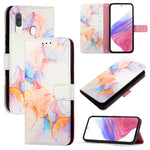 Custodia per telefono in pelle flip con motivo marmo PT003, For Samsung Samsung Galaxy Note10, For Samsung Galaxy Note10+, For Samsung Galaxy A20e / A10e, For Samsung Galaxy A40