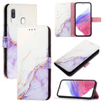 Custodia per telefono in pelle flip con motivo marmo PT003, For Samsung Samsung Galaxy Note10, For Samsung Galaxy Note10+, For Samsung Galaxy A20e / A10e, For Samsung Galaxy A40