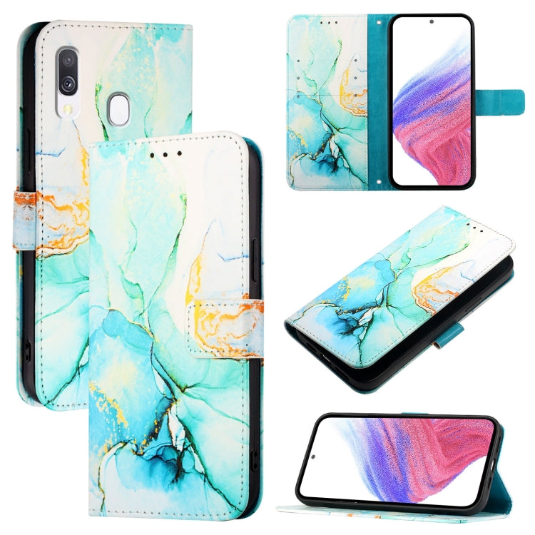 Custodia per telefono in pelle flip con motivo marmo PT003, For Samsung Samsung Galaxy Note10, For Samsung Galaxy Note10+, For Samsung Galaxy A20e / A10e, For Samsung Galaxy A40