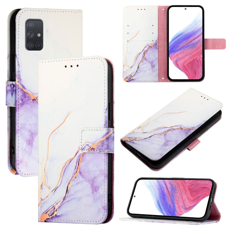 Custodia per telefono in pelle flip con motivo marmo PT003, For Samsung Galaxy A81 / Note10 Lite / M60s, For Samsung Galaxy A71 4G, For Samsung Galaxy A51 4G / M40s, For Samsung Galaxy A70 / A70s