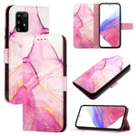 Custodia per telefono in pelle flip con motivo marmo PT003, For Samsung Galaxy S20+, For Samsung Galaxy A21 EU, For Samsung Galaxy A01 EU, For Samsung Galaxy A91 / M80s / S10 Lite