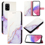 Custodia per telefono in pelle flip con motivo marmo PT003, For Samsung Galaxy S20+, For Samsung Galaxy A21 EU, For Samsung Galaxy A01 EU, For Samsung Galaxy A91 / M80s / S10 Lite