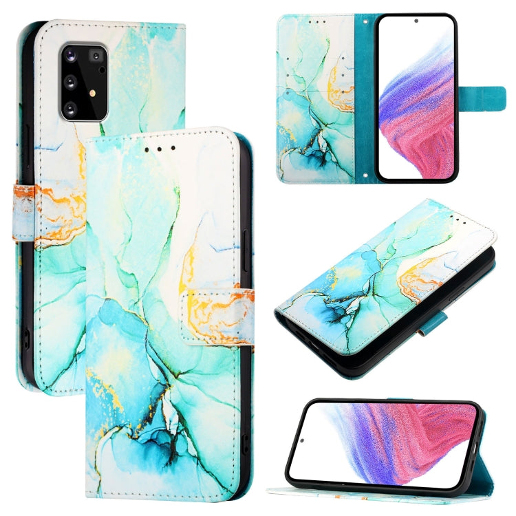 Custodia per telefono in pelle flip con motivo marmo PT003, For Samsung Galaxy S20+, For Samsung Galaxy A21 EU, For Samsung Galaxy A01 EU, For Samsung Galaxy A91 / M80s / S10 Lite