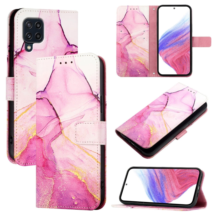 Custodia per telefono in pelle flip con motivo marmo PT003, For Samsung Galaxy M54 5G Global / F54 5G, For Samsung Galaxy Xcover6 Pro, For Samsung Galaxy M52 5G, For Samsung Galaxy M32 4G Global / M22