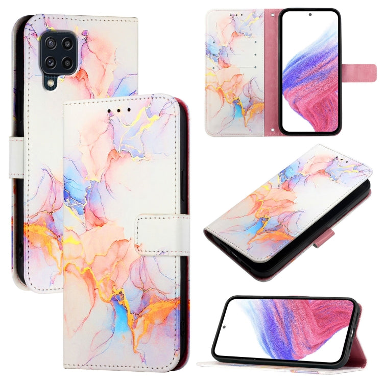 Custodia per telefono in pelle flip con motivo marmo PT003, For Samsung Galaxy M54 5G Global / F54 5G, For Samsung Galaxy Xcover6 Pro, For Samsung Galaxy M52 5G, For Samsung Galaxy M32 4G Global / M22
