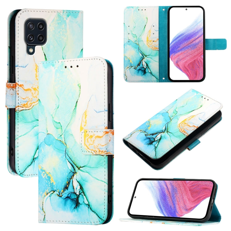Custodia per telefono in pelle flip con motivo marmo PT003, For Samsung Galaxy M54 5G Global / F54 5G, For Samsung Galaxy Xcover6 Pro, For Samsung Galaxy M52 5G, For Samsung Galaxy M32 4G Global / M22