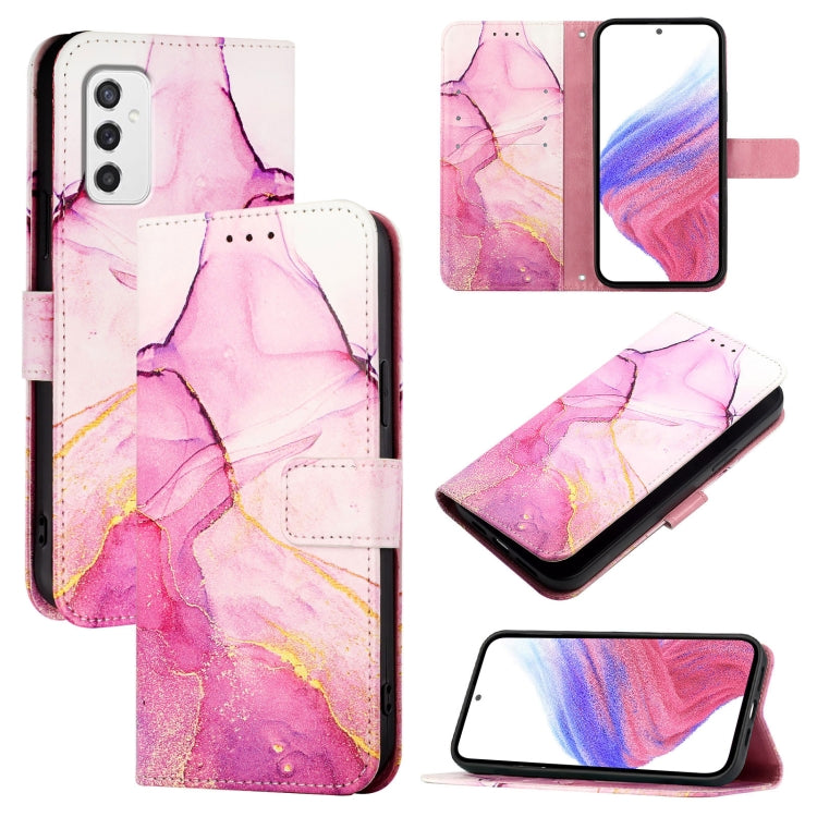 Custodia per telefono in pelle flip con motivo marmo PT003, For Samsung Galaxy M54 5G Global / F54 5G, For Samsung Galaxy Xcover6 Pro, For Samsung Galaxy M52 5G, For Samsung Galaxy M32 4G Global / M22