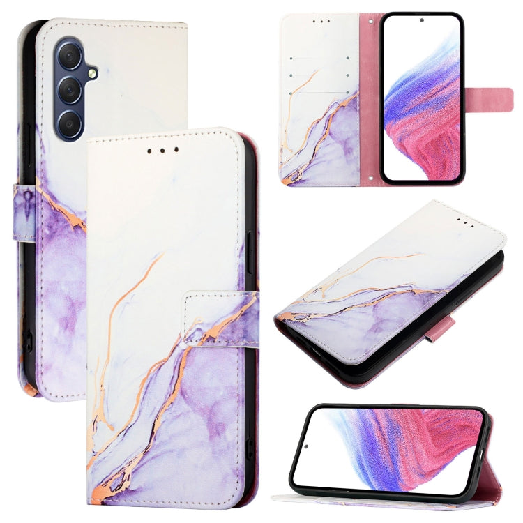 Custodia per telefono in pelle flip con motivo marmo PT003, For Samsung Galaxy M54 5G Global / F54 5G, For Samsung Galaxy Xcover6 Pro, For Samsung Galaxy M52 5G, For Samsung Galaxy M32 4G Global / M22