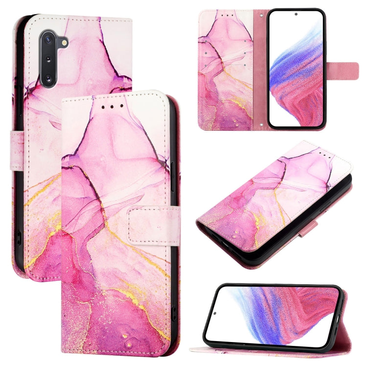 Custodia per telefono in pelle flip con motivo marmo PT003, For Samsung Samsung Galaxy Note10, For Samsung Galaxy Note10+, For Samsung Galaxy A20e / A10e, For Samsung Galaxy A40