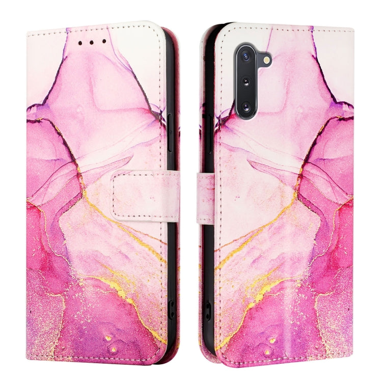Custodia per telefono in pelle flip con motivo marmo PT003, For Samsung Samsung Galaxy Note10, For Samsung Galaxy Note10+, For Samsung Galaxy A20e / A10e, For Samsung Galaxy A40