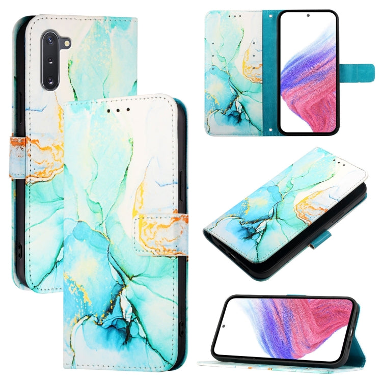 Custodia per telefono in pelle flip con motivo marmo PT003, For Samsung Samsung Galaxy Note10, For Samsung Galaxy Note10+, For Samsung Galaxy A20e / A10e, For Samsung Galaxy A40