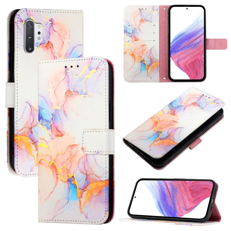 Custodia per telefono in pelle flip con motivo marmo PT003, For Samsung Samsung Galaxy Note10, For Samsung Galaxy Note10+, For Samsung Galaxy A20e / A10e, For Samsung Galaxy A40