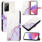 Custodia per telefono in pelle flip con motivo marmo PT003, For Samsung Galaxy A02 / M02, For Samsung Galaxy A02s 164mm, For Samsung Galaxy A10s / M01s, For Samsung Galaxy Note20 Ultra