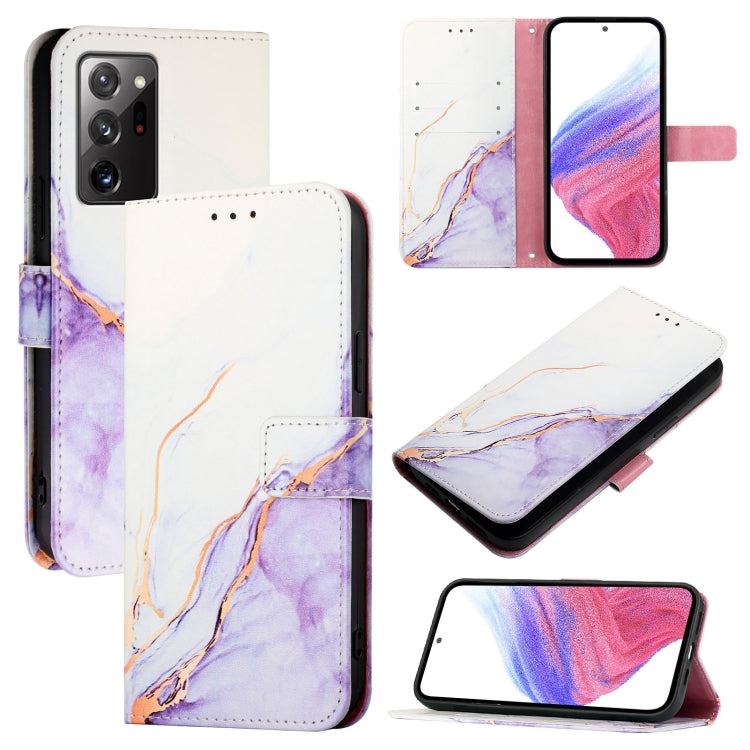 Custodia per telefono in pelle flip con motivo marmo PT003, For Samsung Galaxy A02 / M02, For Samsung Galaxy A02s 164mm, For Samsung Galaxy A10s / M01s, For Samsung Galaxy Note20 Ultra