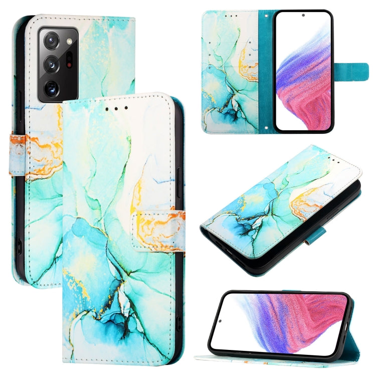 Custodia per telefono in pelle flip con motivo marmo PT003, For Samsung Galaxy A02 / M02, For Samsung Galaxy A02s 164mm, For Samsung Galaxy A10s / M01s, For Samsung Galaxy Note20 Ultra