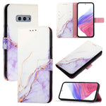 Custodia per telefono in pelle flip con motivo marmo PT003, For Samsung Galaxy Xcover 4 / 4s, For Samsung Galaxy S10e, For Samsung Galaxy S10+, For Samsung Galaxy S10