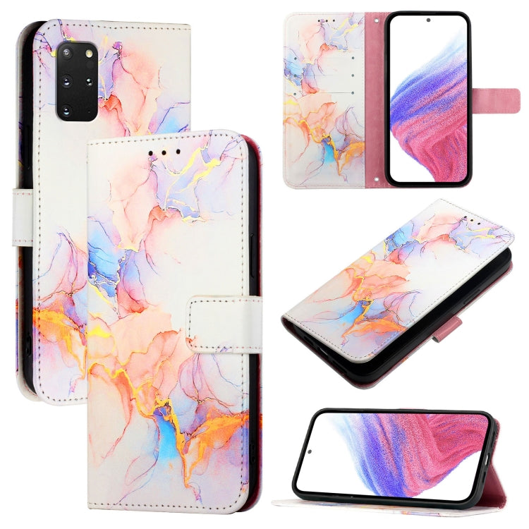 Custodia per telefono in pelle flip con motivo marmo PT003, For Samsung Galaxy S20+, For Samsung Galaxy A21 EU, For Samsung Galaxy A01 EU, For Samsung Galaxy A91 / M80s / S10 Lite