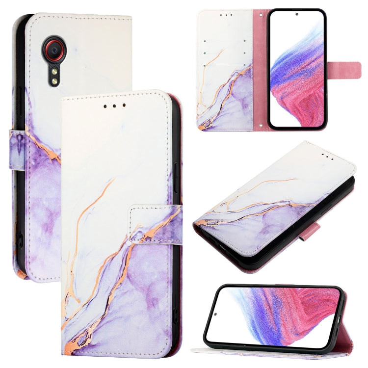 Custodia per telefono in pelle flip con motivo marmo PT003, For Samsung Galaxy Xcover 5, For Samsung Galaxy A41, For Samsung Galaxy A42 5G / M42, For Samsung Galaxy M62