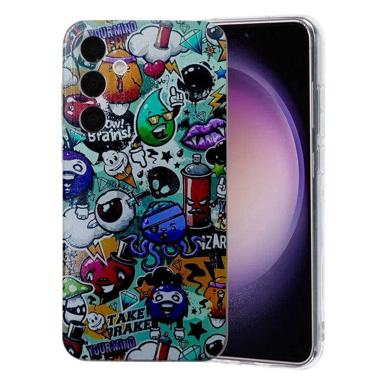 Custodia per telefono in TPU con motivo disegno colorato, For Samsung Galaxy A05S, For Samsung Galaxy S23 FE 5G, For Samsung Galaxy A3 4G
