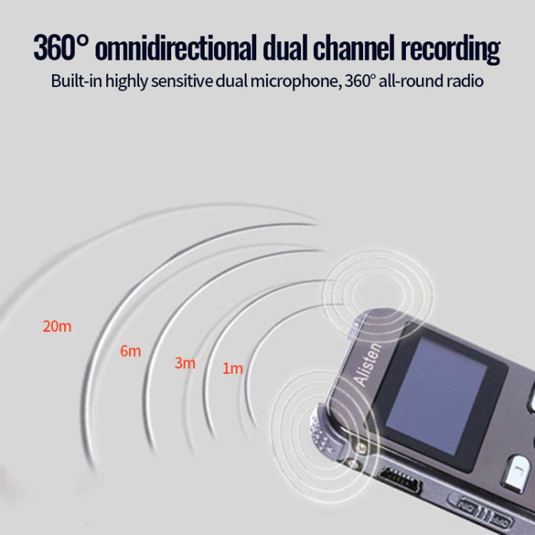 Mini registratore vocale portatile JNN X26 con schermo OLED 8GB 1
