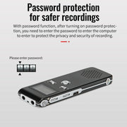 JNN X18 Mini registratore vocale Smart HD con cancellazione del rumore, 4GB, 8GB, 16GB, 32GB