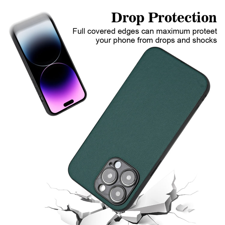 Custodia singola per telefono con motivo in pelle R20, For iPhone 15 Pro Max, For iPhone 15 Pro, For iPhone 15 Plus, For iPhone 15