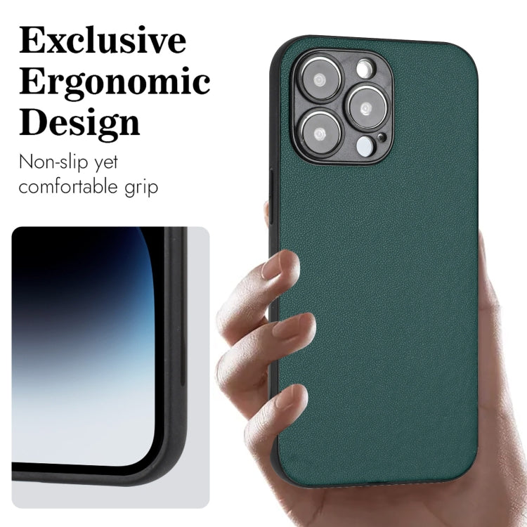 Custodia singola per telefono con motivo in pelle R20, For iPhone 15 Pro Max, For iPhone 15 Pro, For iPhone 15 Plus, For iPhone 15