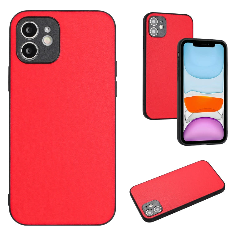 Custodia singola per telefono con motivo in pelle R20, For iPhone 12 mini, For iPhone 11 Pro Max, For iPhone 11, For iPhone 11 Pro