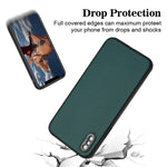 Custodia singola per telefono con motivo in pelle R20, For iPhone XS / X, For iPhone XR, For iPhone XS Max, For iPhone 8 Plus / 7 Plus