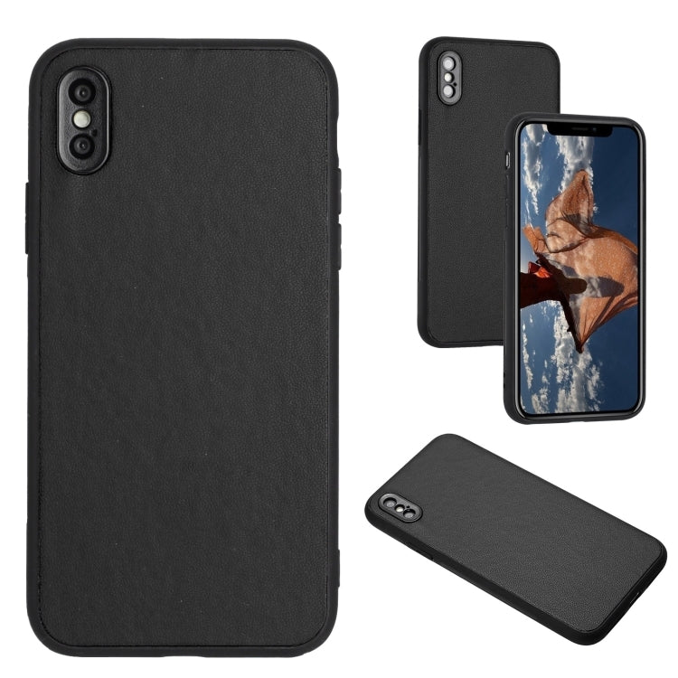 Custodia singola per telefono con motivo in pelle R20, For iPhone XS / X, For iPhone XR, For iPhone XS Max, For iPhone 8 Plus / 7 Plus