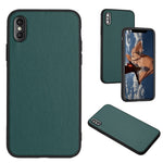 Custodia singola per telefono con motivo in pelle R20, For iPhone XS / X, For iPhone XR, For iPhone XS Max, For iPhone 8 Plus / 7 Plus