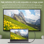 Cavo intrecciato per trasmissione video da HDTV a Mini HDTV 4K UHD, 0.3m, 1m, 1.5m, 2m, 3m, 5m