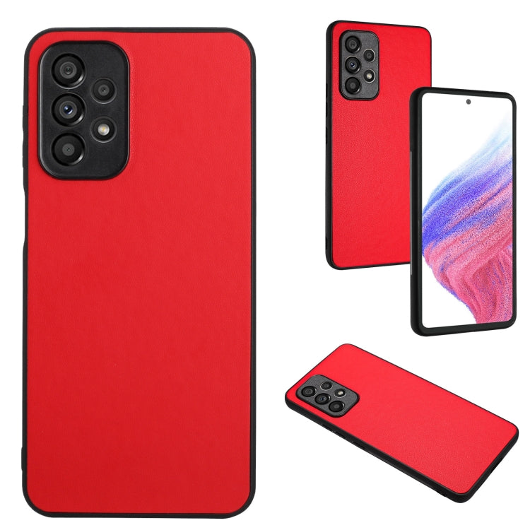 Custodia singola per telefono con motivo in pelle R20, For Samsung Galaxy S20 FE, For Samsung Galaxy A23 165.4mm, For Samsung Galaxy A53 5G, For Samsung Galaxy A33 5G