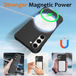 Custodia silicone liquido magnetica MagSafe per Samsung Galaxy S23+ 5G
