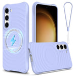 Custodia silicone liquido magnetica MagSafe per Samsung Galaxy S23+ 5G