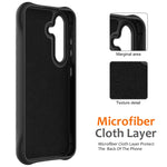 Custodia per telefono in silicone liquido magnetico MagSafe Wave Texture, For Samsung Galaxy S25+ 5G, For Samsung Galaxy S25 Ultra 5G, For Samsung Galaxy S24 FE 5G, For Samsung Galaxy S24 Ultra 5G
