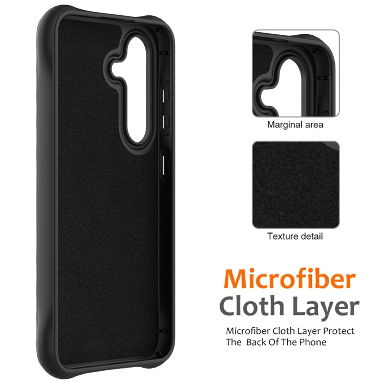 Custodia per telefono in silicone liquido magnetico MagSafe Wave Texture, For Samsung Galaxy S25+ 5G, For Samsung Galaxy S25 Ultra 5G, For Samsung Galaxy S24 FE 5G, For Samsung Galaxy S24 Ultra 5G