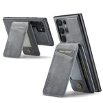 Custodia con porta carte magnetica in pelle per Samsung Galaxy S25+ 5G
