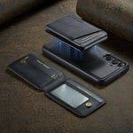 Custodia con porta carte magnetica in pelle per Samsung Galaxy S25+ 5G