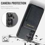 Custodia con porta carte magnetica in pelle per Samsung Galaxy S25+ 5G