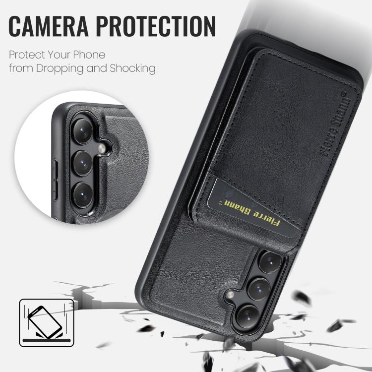 Custodia con porta carte magnetica in pelle per Samsung Galaxy S25+ 5G