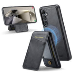 Custodia con porta carte magnetica in pelle per Samsung Galaxy S25+ 5G